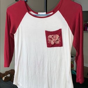 3/4 sleeve shirt